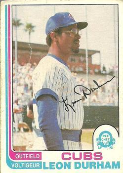 #206 Leon Durham - Chicago Cubs - 1982 O-Pee-Chee Baseball