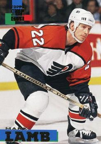 #206 Mark Lamb - Philadelphia Flyers - 1994-95 Stadium Club Hockey