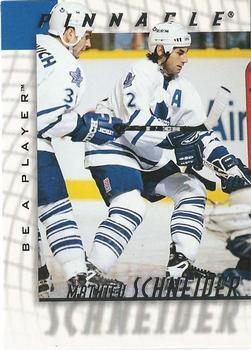 #206 Mathieu Schneider - Toronto Maple Leafs - 1997-98 Pinnacle Be a Player Hockey