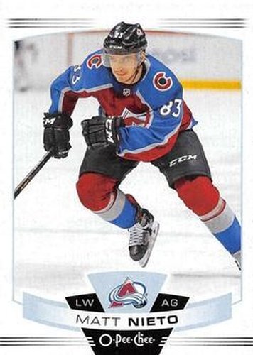 #206 Matt Nieto - Colorado Avalanche - 2019-20 O-Pee-Chee Hockey