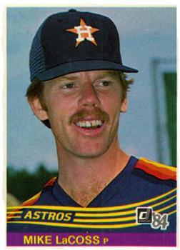 #206 Mike LaCoss - Houston Astros - 1984 Donruss Baseball