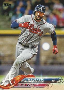 #206 Nick Markakis - Atlanta Braves - 2018 Topps Baseball