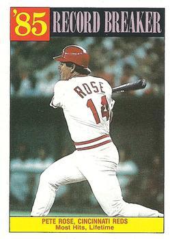 #206 Pete Rose - Cincinnati Reds - 1986 Topps Baseball