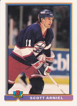 #206 Scott Arniel - Winnipeg Jets - 1991-92 Bowman Hockey