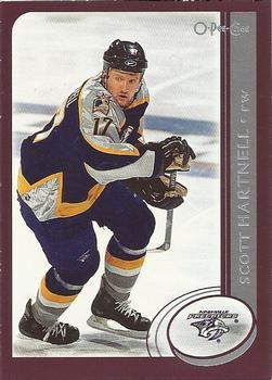 #206 Scott Hartnell - Nashville Predators - 2002-03 O-Pee-Chee Hockey
