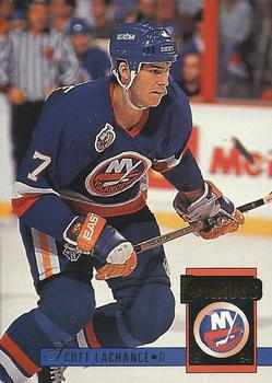 #206 Scott Lachance - New York Islanders - 1993-94 Donruss Hockey
