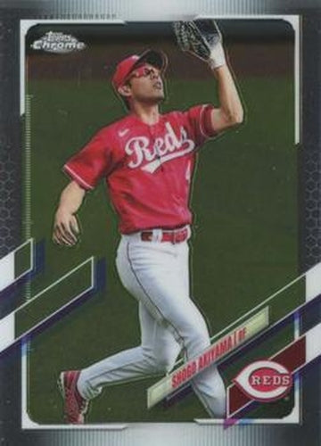 #206 Shogo Akiyama - Cincinnati Reds - 2021 Topps Chrome Baseball