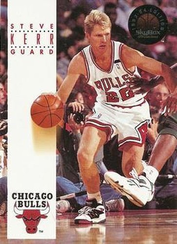 #206 Steve Kerr - Chicago Bulls - 1993-94 SkyBox Premium Basketball