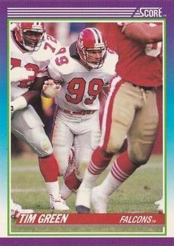 #206 Tim Green - Atlanta Falcons - 1990 Score Football