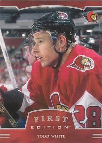 #206 Todd White - Ottawa Senators - 2002-03 Be a Player First Edition Hockey