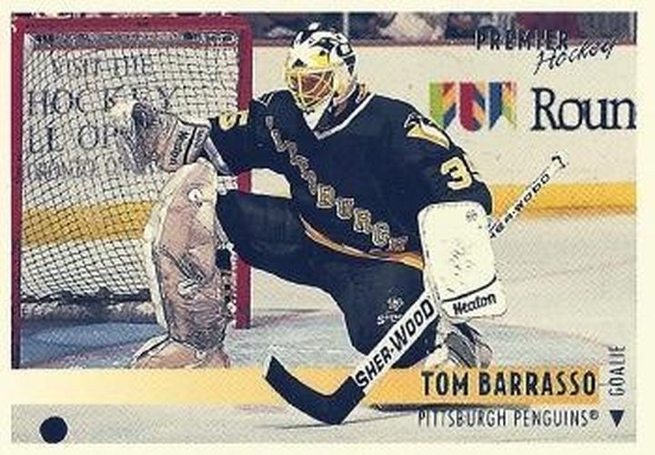 #206 Tom Barrasso - Pittsburgh Penguins - 1994-95 Topps Premier Hockey