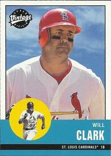 #206 Will Clark - St. Louis Cardinals - 2001 Upper Deck Vintage Baseball