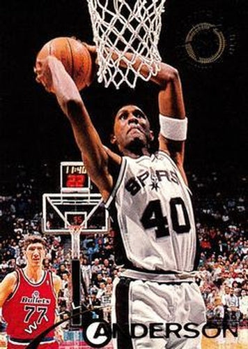#206 Willie Anderson - San Antonio Spurs - 1994-95 Stadium Club Basketball
