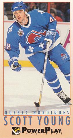 #206 Scott Young - Quebec Nordiques - 1993-94 Fleer PowerPlay Hockey