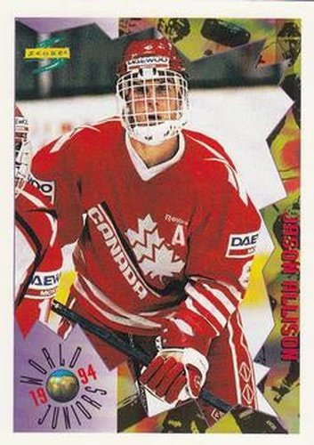 #206 Jason Allison - Canada - 1994-95 Score Hockey