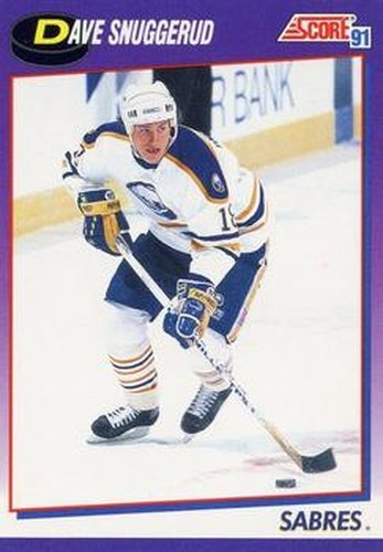 #206 Dave Snuggerud - Buffalo Sabres - 1991-92 Score American Hockey