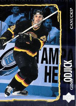#206 Gino Odjick - Vancouver Canucks - 1997-98 Upper Deck Hockey