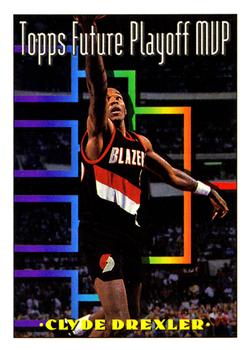 #206 Clyde Drexler - Portland Trail Blazers - 1993-94 Topps Basketball