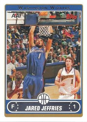 #206 Jared Jeffries - Washington Wizards - 2006-07 Topps Basketball