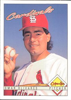 #206 Omar Olivares - St. Louis Cardinals - 1993 O-Pee-Chee Baseball