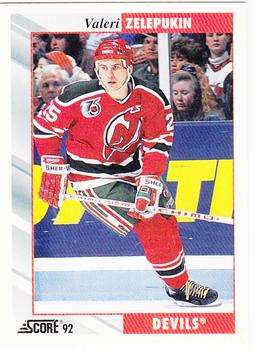 #206 Valeri Zelepukin - New Jersey Devils - 1992-93 Score USA Hockey