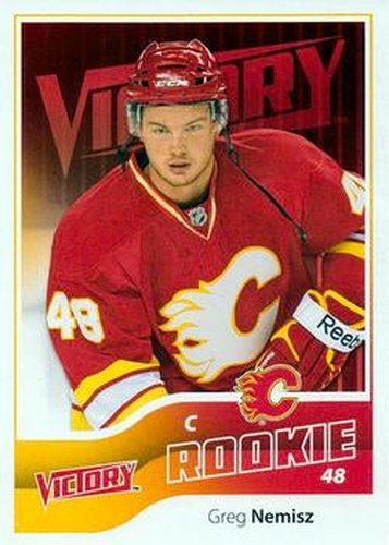 #206 Greg Nemisz - Calgary Flames - 2011-12 Upper Deck Victory Hockey