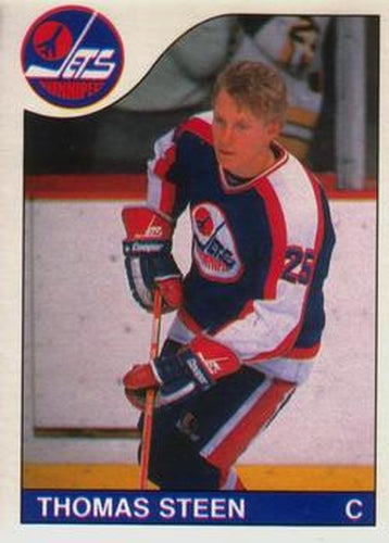 #206 Thomas Steen - Winnipeg Jets - 1985-86 O-Pee-Chee Hockey