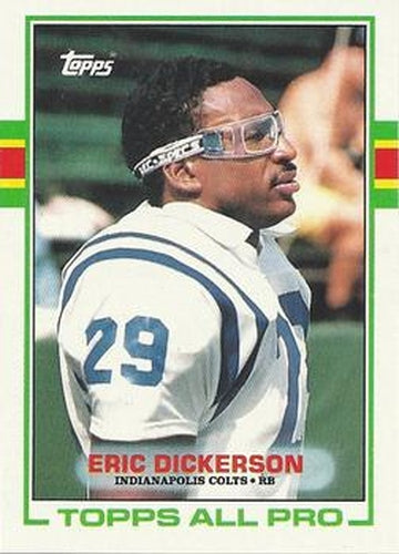 #206 Eric Dickerson - Indianapolis Colts - 1989 Topps Football