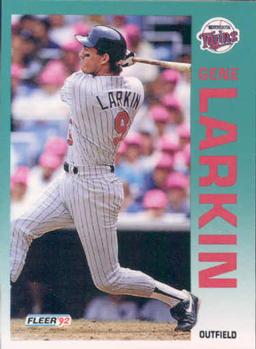 #207 Gene Larkin - Minnesota Twins - 1992 Fleer Baseball