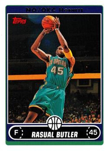 #207 Rasual Butler - New Orleans Hornets - 2006-07 Topps Basketball