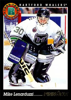 #207 Mike Lenarduzzi - Hartford Whalers - 1993-94 Pinnacle Hockey