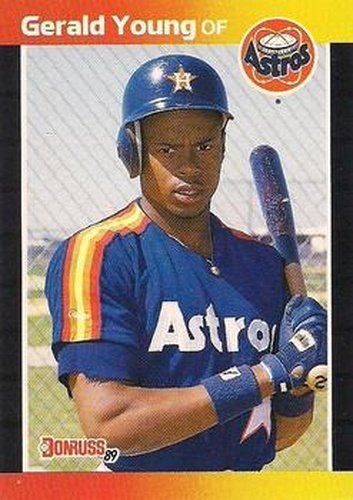 #207 Gerald Young - Houston Astros - 1989 Donruss Baseball