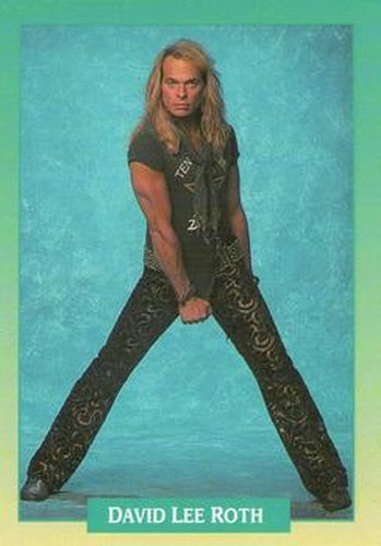 #207 David Lee Roth - 1991 Brockum Rock Cards