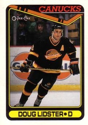 #207 Doug Lidster - Vancouver Canucks - 1990-91 O-Pee-Chee Hockey