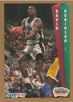 #207 David Robinson - San Antonio Spurs - 1992-93 Fleer Basketball