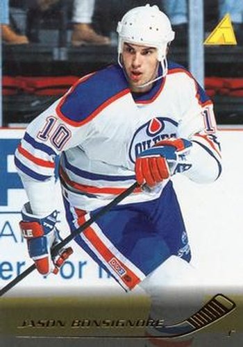 #207 Jason Bonsignore - Edmonton Oilers - 1995-96 Pinnacle Hockey