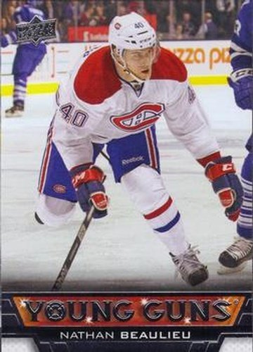 #207 Nathan Beaulieu - Montreal Canadiens - 2013-14 Upper Deck Hockey