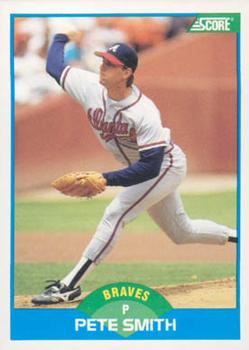 #207 Pete Smith - Atlanta Braves - 1989 Score Baseball