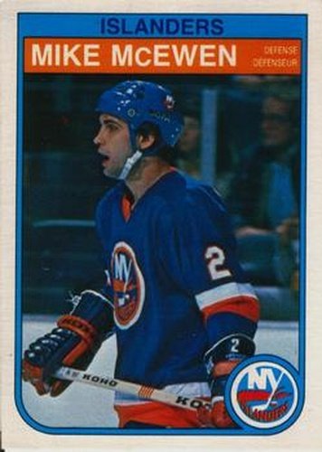 #207 Mike McEwen - New York Islanders - 1982-83 O-Pee-Chee Hockey