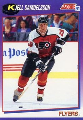 #207 Kjell Samuelsson - Philadelphia Flyers - 1991-92 Score American Hockey