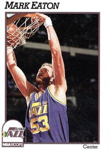 #207 Mark Eaton - Utah Jazz - 1991-92 Hoops Basketball