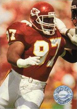 #207 Dan Saleaumua - Kansas City Chiefs - 1991 Pro Set Platinum Football