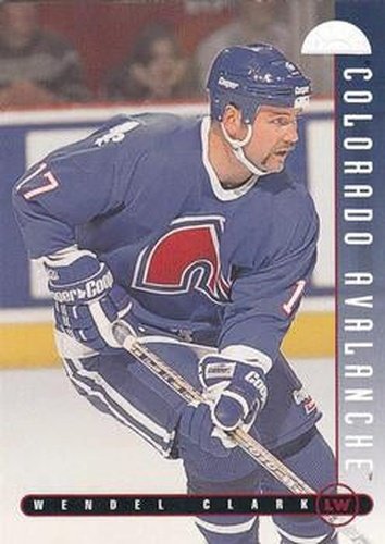 #207 Wendel Clark - Colorado Avalanche - 1995-96 Leaf Hockey