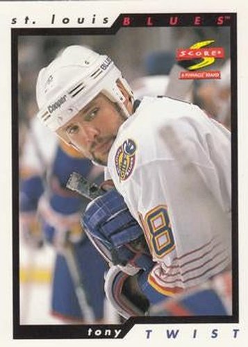 #207 Tony Twist - St. Louis Blues - 1996-97 Score Hockey