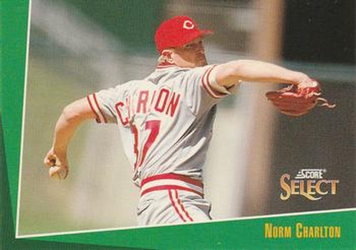 #207 Norm Charlton - Cincinnati Reds - 1993 Select Baseball
