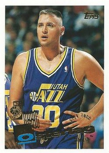 #207 Greg Ostertag - Utah Jazz - 1995-96 Topps Basketball