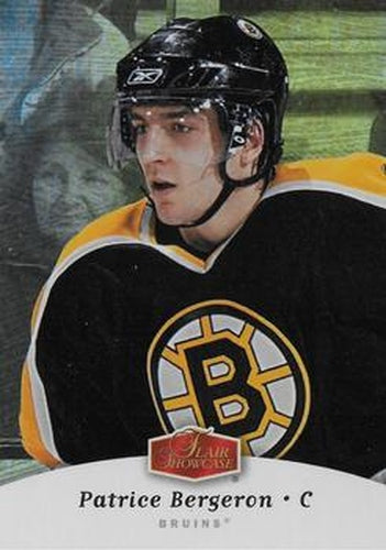 #207 Patrice Bergeron - Boston Bruins - 2006-07 Flair Showcase Hockey