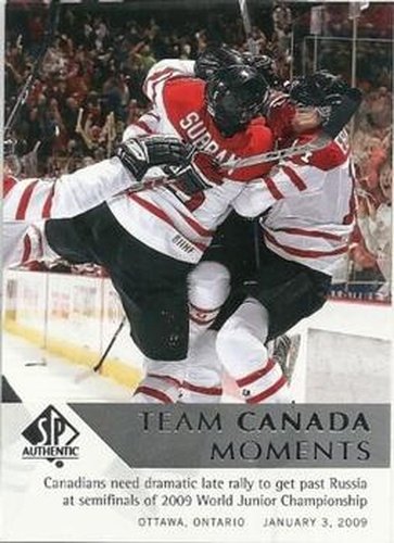 #207 P.K. Subban / Jordan Eberle - Canada - 2012-13 SP Authentic Hockey