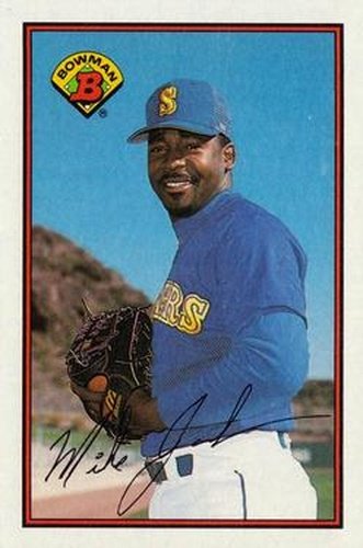 #207 Mike Jackson - Seattle Mariners - 1989 Bowman Baseball