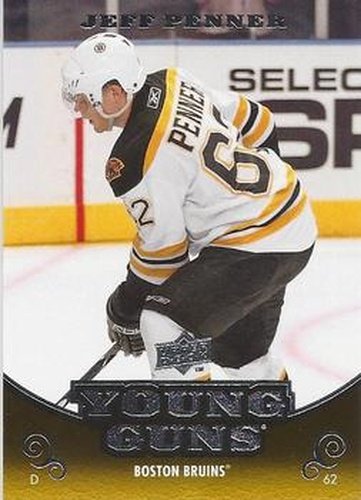 #207 Jeff Penner - Boston Bruins - 2010-11 Upper Deck Hockey